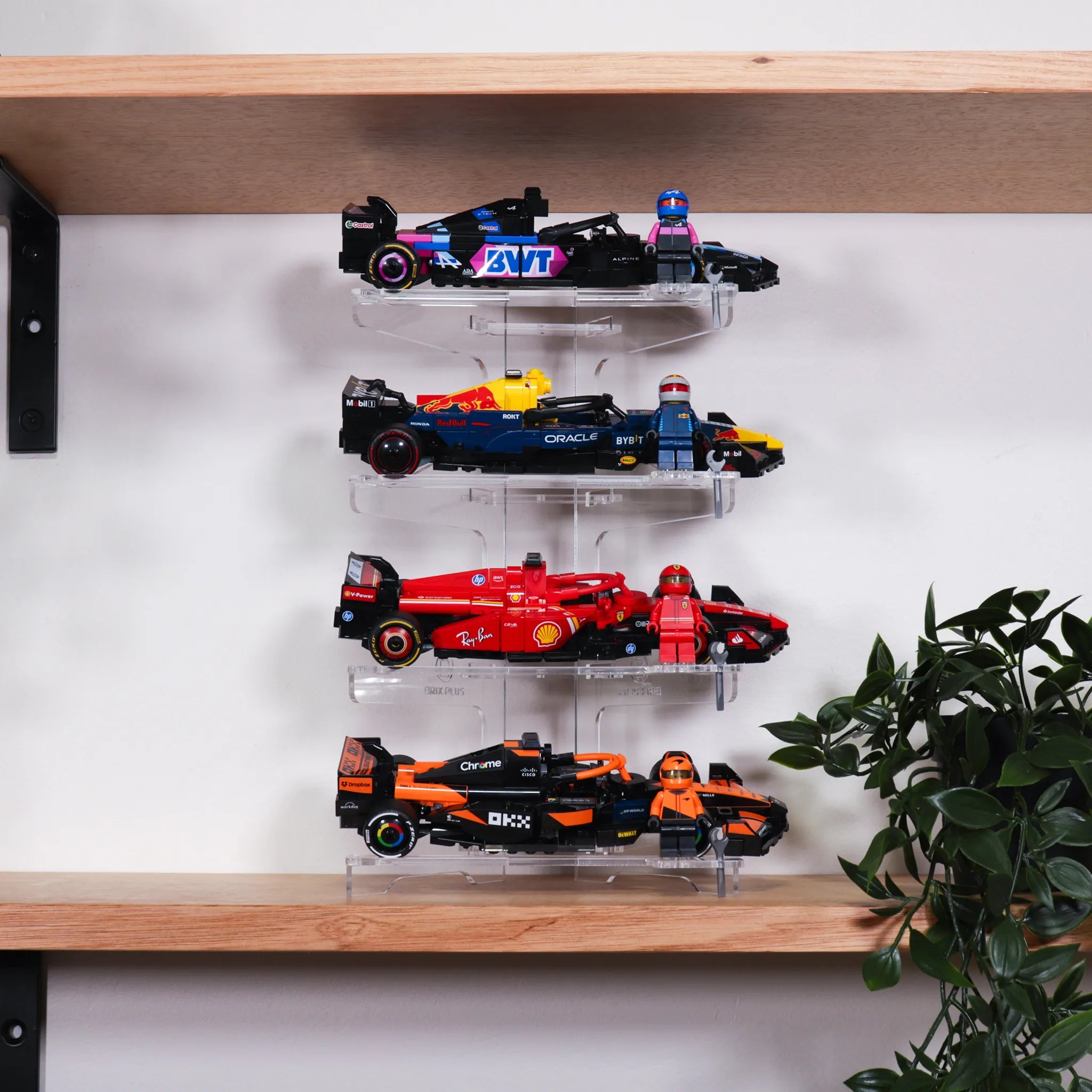 Display Stand fits four LEGO® Speed Champions Cars – Brix Plus